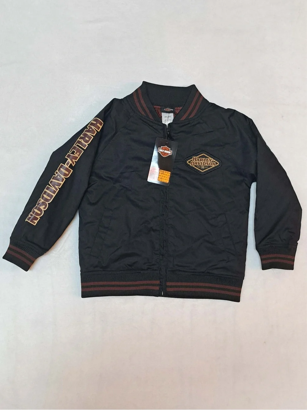 Harley-Davidson Toddler Bomber Jacket - Toddler Kids Size 4/5